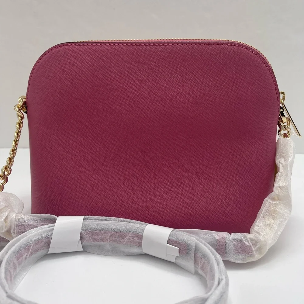 Michael Kors Jet Set Travel Medium Dome Crossbody XCROSS XBODY Bag  Rosewood NWT